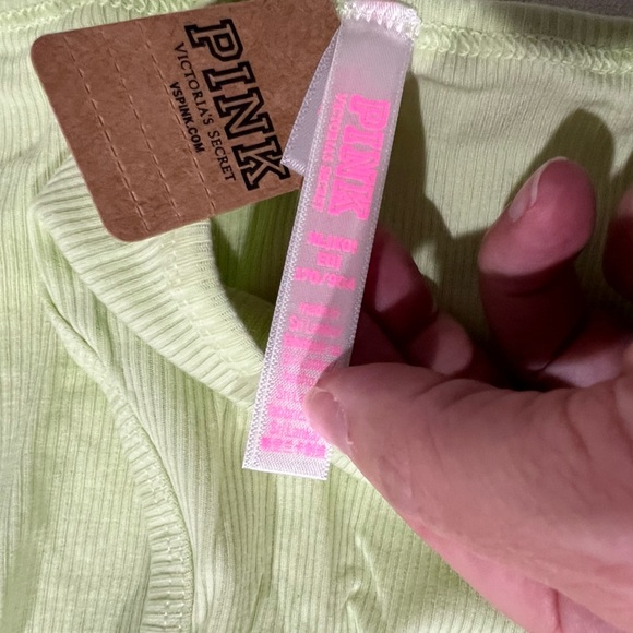 NEW NIP VS PINK victoria secret bikini panty underwear XL green lime pear - Picture 3 of 6